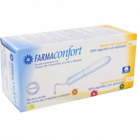 Farmaconfort Tampones 100% Algodón Regular 16uds