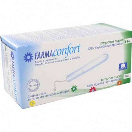 Farmaconfort Tampones 100%algodon Super 14 U