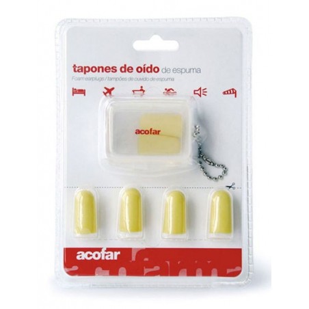 Tapones Oidos Acofarma Espuma 6 U