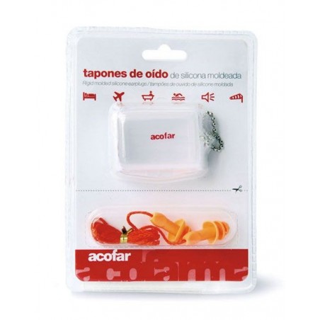 Acofar Tapones Oídos Silicona Moldeada 2uds