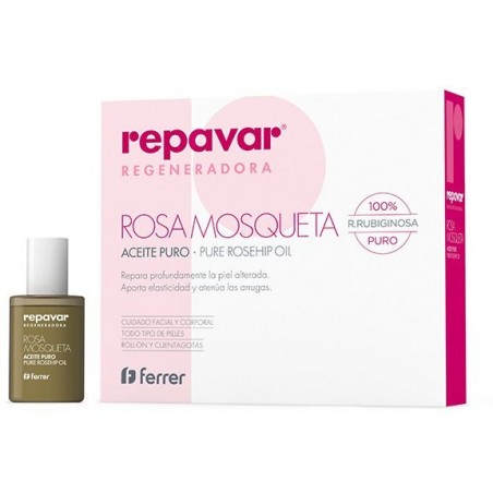 Repavar Regeneradora Aceite Puro de Rosa Mosqueta 15 ml