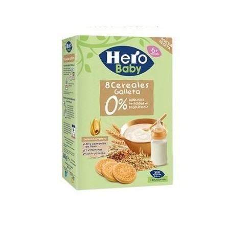 Hero Baby 8 Cereales Con Galleta 340g