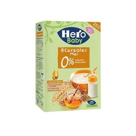 Hero Baby 8 Cereales Con Miel 340gr