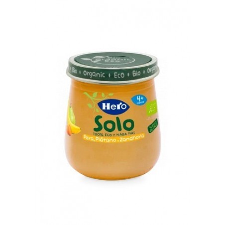 Hero Baby Pera, Plátano y Zanahoria 120g