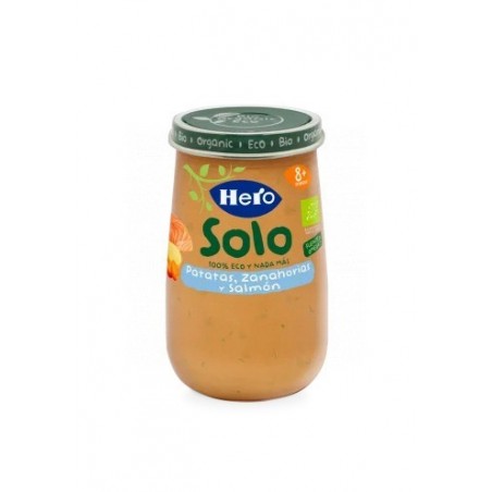 Hero Baby Solo Patatas Zanahoria y Salmón 190gr