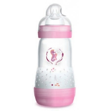 Mam Easy Star Biberón Anticólico 0+ Rosa 260ml