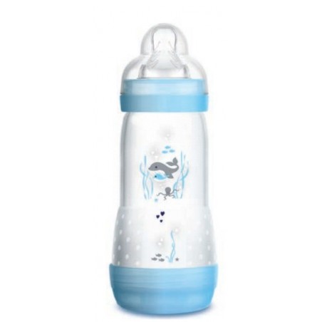 Mam Easy Star Biberón Anticólico 4+ Azul 320ml