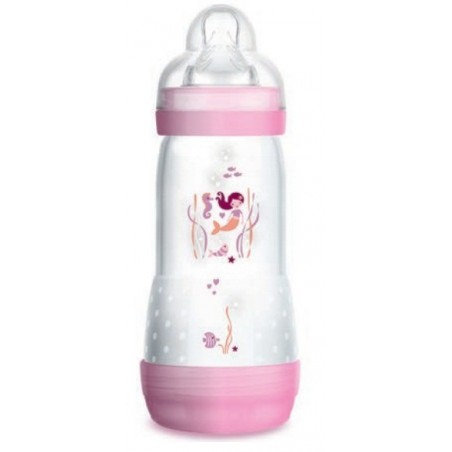 Mam Easy Star Biberón Anticólico 4+ Rosa 320ml