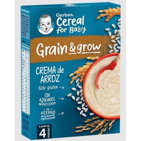 Gerber Papilla Crema de Arroz 250 g +4m