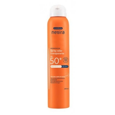 Acofarma Nesira Spray Solar Transparente SPF-50+ 200ml