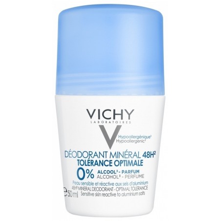 Vichy Desodorante Mineral Tolerancia Óptima 48h Roll-On 50ml