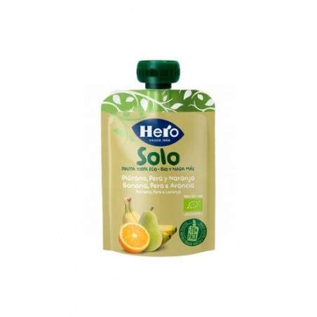 Hero Baby Eco Plátano, Pera y Naranja 100gr