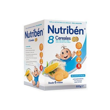 Nutribén 8 Cereales Galleta María 600 gr