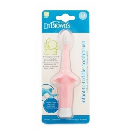 Dr. Browns Cepillo de Dientes Rosa