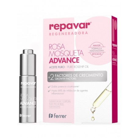 Repavar Regeneradora Aceite Puro Rosa Mosqueta Advance 15 ml