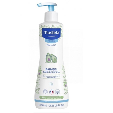 Mustela Babygel Baño de Espuma 750 Ml