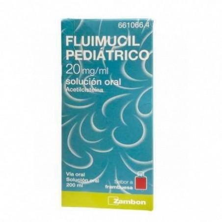 FLUIMUCIL PEDIÁTRICO 20 mg/ml SOLUCIÓN ORAL , 1 frasco de 200 ml