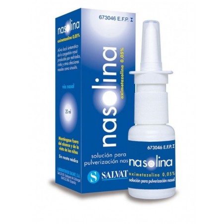 Nasolina 0.05% Nebulizador 20 Ml