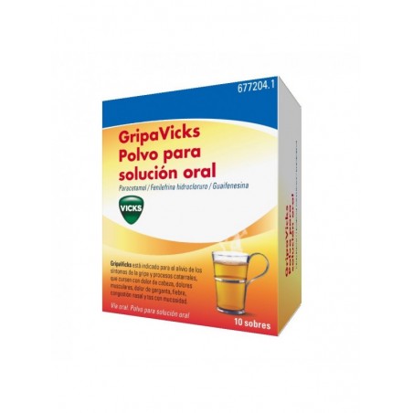 Gripavicks Polvo para Solución Oral 10 Sobres