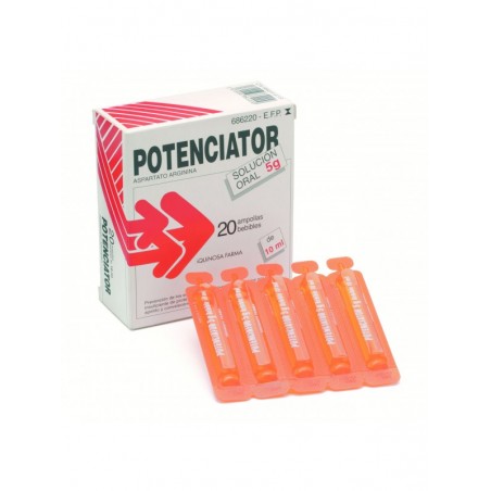 Potenciator 5 G Solución Oral, 20 Ampollas de 10 Ml