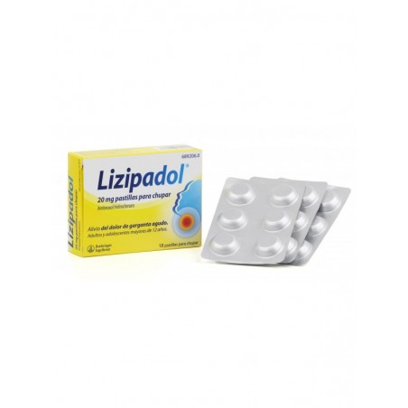 Lizipadol 20 Mg Pastillas para Chupar, 18 Pastillas