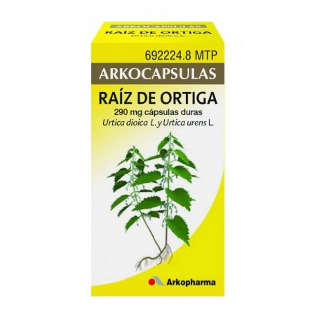 Arkocapsulas Raíz de Ortiga 290 Mg 48 Cápsulas Duras