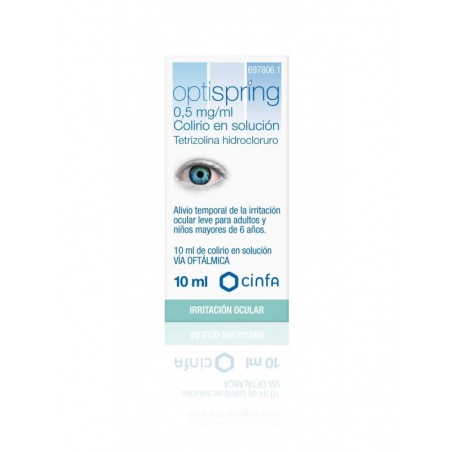 Optispring 0,5 Mg-ml Colirio en Solucion, 1 Frasco de 10 Ml