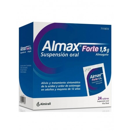 ALMAX FORTE 1,5 g SUSPENSION ORAL,12 sobres