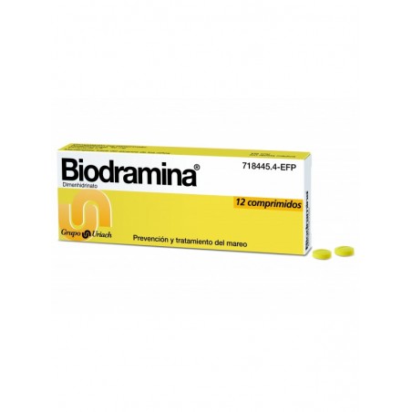 Biodramina 50 Mg 12 Comprimidos