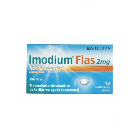 Imodium Flas 2 Mg 12 Liofilizado Oral