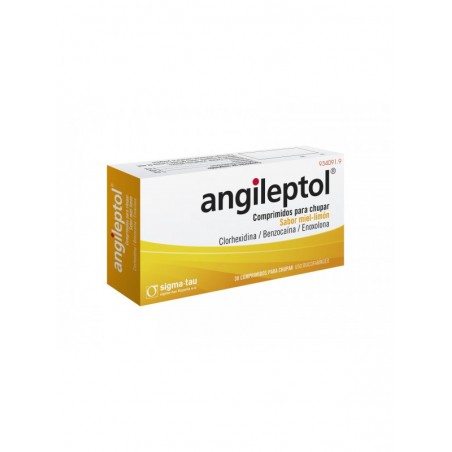 Angileptol (30 Comprimidos para Chupar Miel-limon)