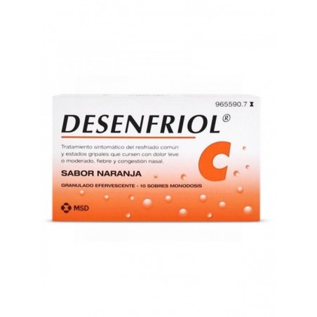 DESENFRIOL C GRANULADO EFERVESCENTE , 10 sobres