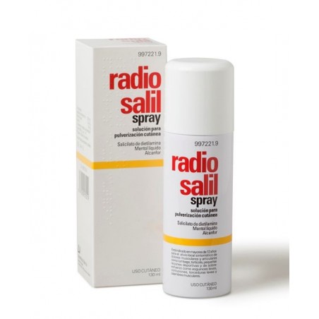 Radio Salil Spray Solución para Pulverización Cutánea 130 Ml