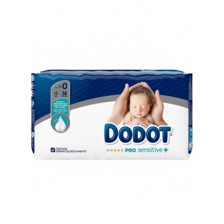 Dodot Pro Sensitive Pañal Infantil 0-3kg Talla 0 38uds