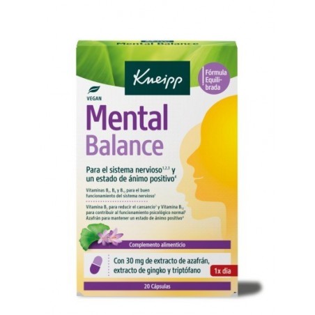 Kneipp Mental Balance 20 Cápsulas