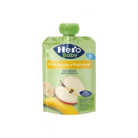 Hero Baby Bolsita Manzana y Plátano 100gr