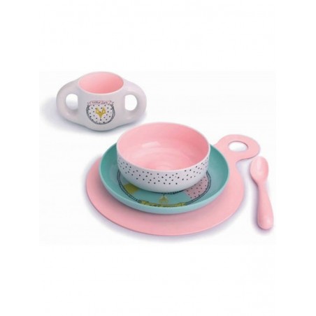 Suavinex Vajilla Infantil Rosa +6m