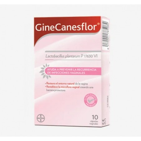 GineCanesflor 10 Cápsulas Vaginales