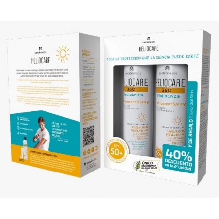 Heliocare 360 Pediatrics Transparent Spray Duplo 2 x 200ml