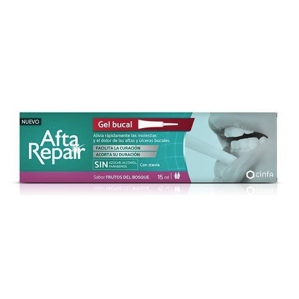 Afta Repair Gel Bucal Sabor Frutos del Bosque 15 ml