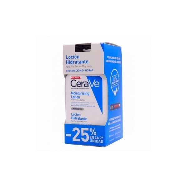 Cerave Loción Hidratante Piel Seca Duplo 2x473 ml