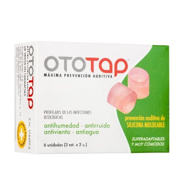 Ototap Tapones Oídos Silicona 6uds