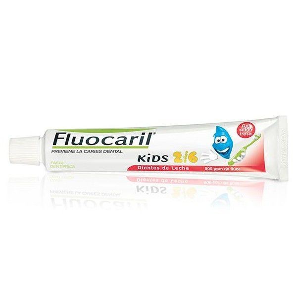 Fluocaril Pasta Gel Fresa Niños 2-6 Años 50ml