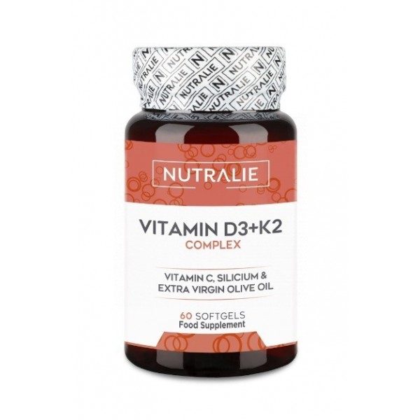 Nutralie Vitamina D3 + K2 Complex 60 Cápsulas