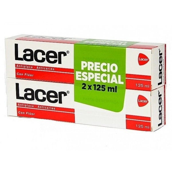 Lacer Duplo Pasta Dentífrica 2x125ml