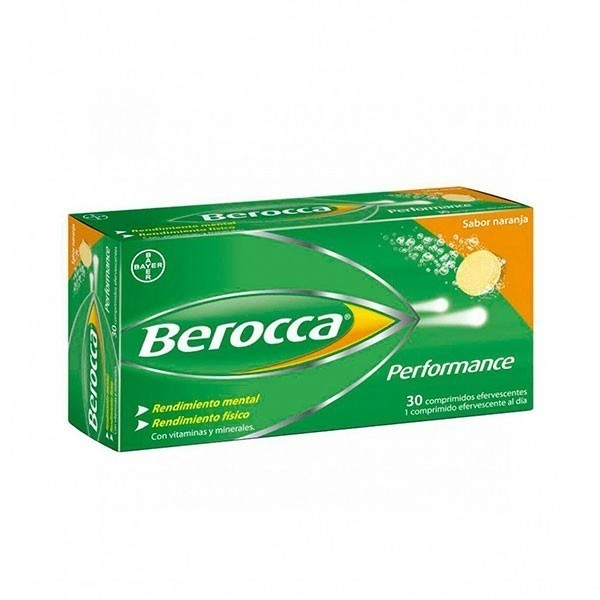 Berocca Performance Naranja 30 Comprimidos Efervescentes